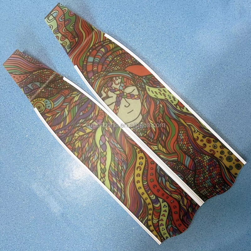 Fin Diving Blade - Long Fiberglass Blade Swimming Fin Free