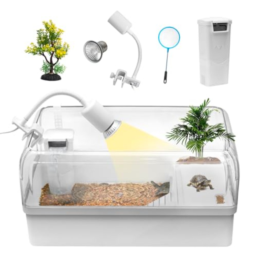 Aquatic Zone - Turtle Tank Acrylic Habitat Starter Kit