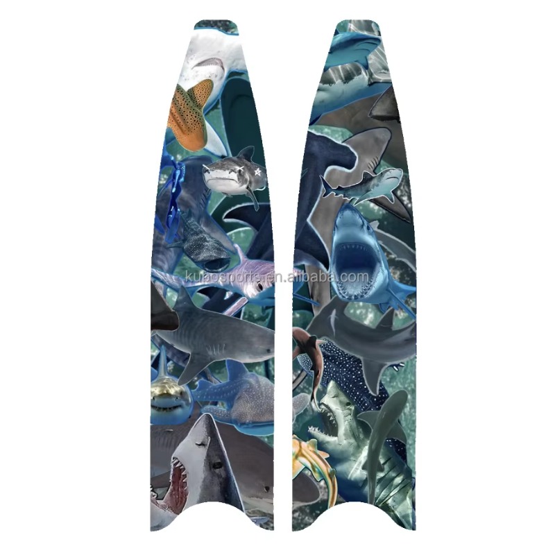 Fin Diving Blade - Carbon Fiber Spearfishing Freediving Fins, Long