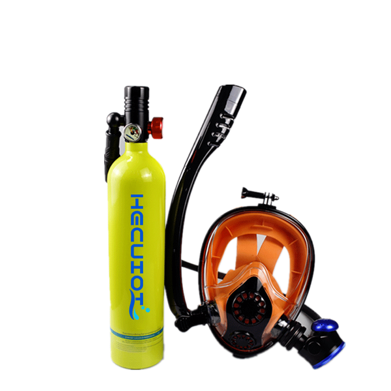 Mini 1LScuba Diving Tank Set,  - огляд і ціна Freediving Mask Set