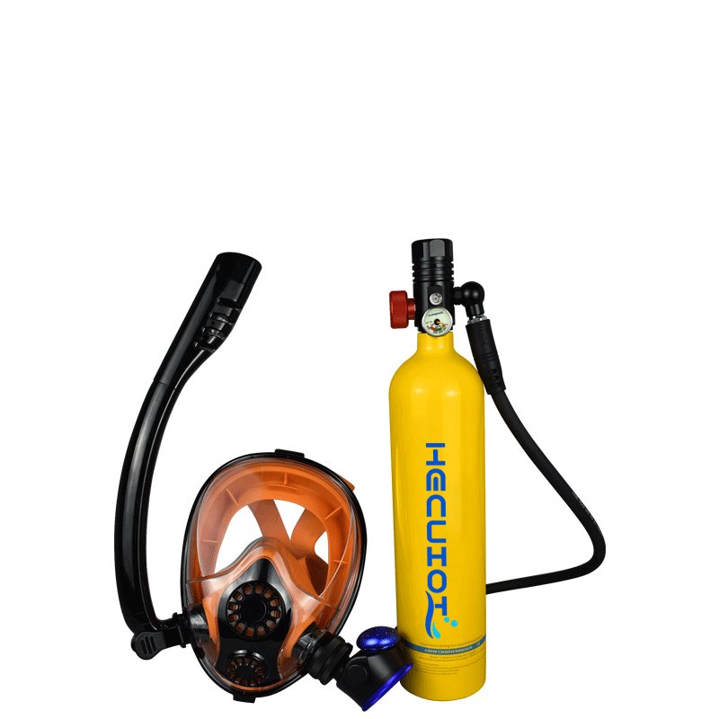 Mini 1LScuba Diving Tank Set,  - огляд і ціна Freediving Mask Set