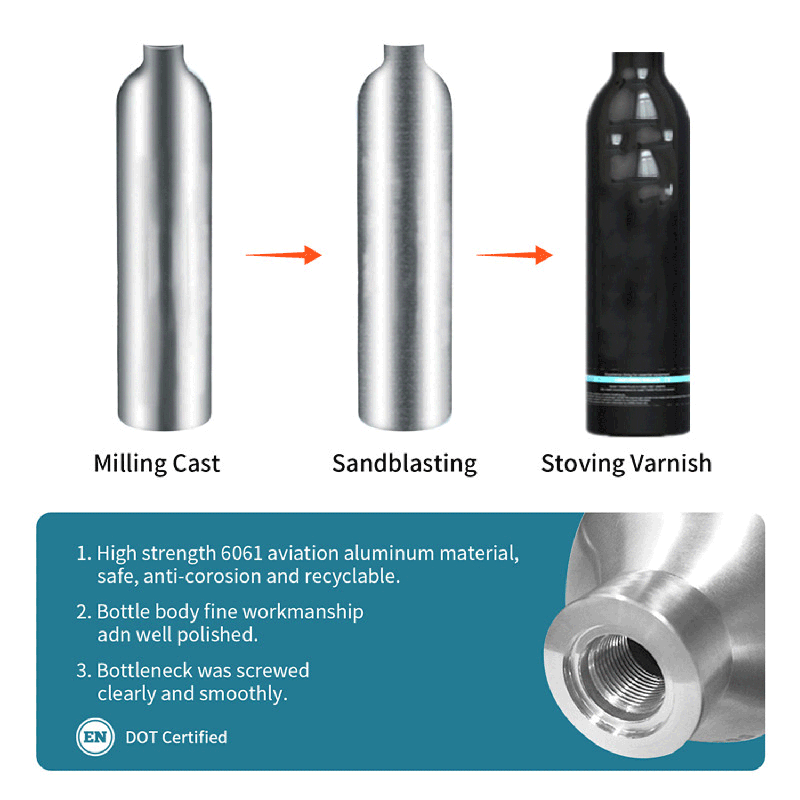 Mini 1LScuba Diving Tank Set,  - огляд і ціна Freediving Mask Set