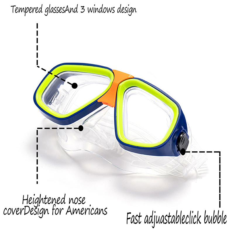 Adults Kids  Diving Goggle Mas - огляд і ціна Freediving Mask Set
