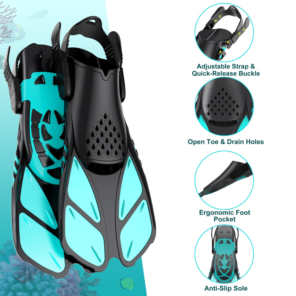 Mask Fins Snorkel Set, Snorkel - огляд і ціна Freediving Mask Set